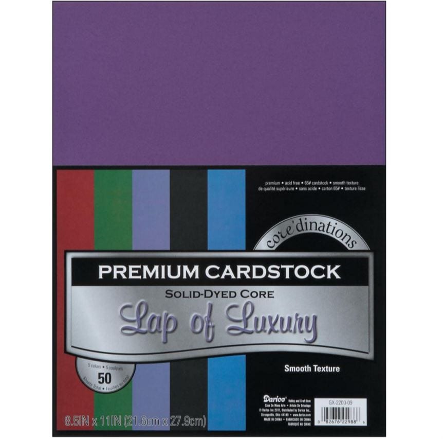 Core'dinations Lap of Luxury - Smooth Value Pack Cardstock 8.5