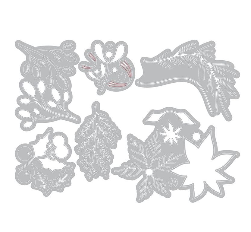 Sizzix Large Funky Festive Florals Thinlits Die 6PK by Tim Holtz