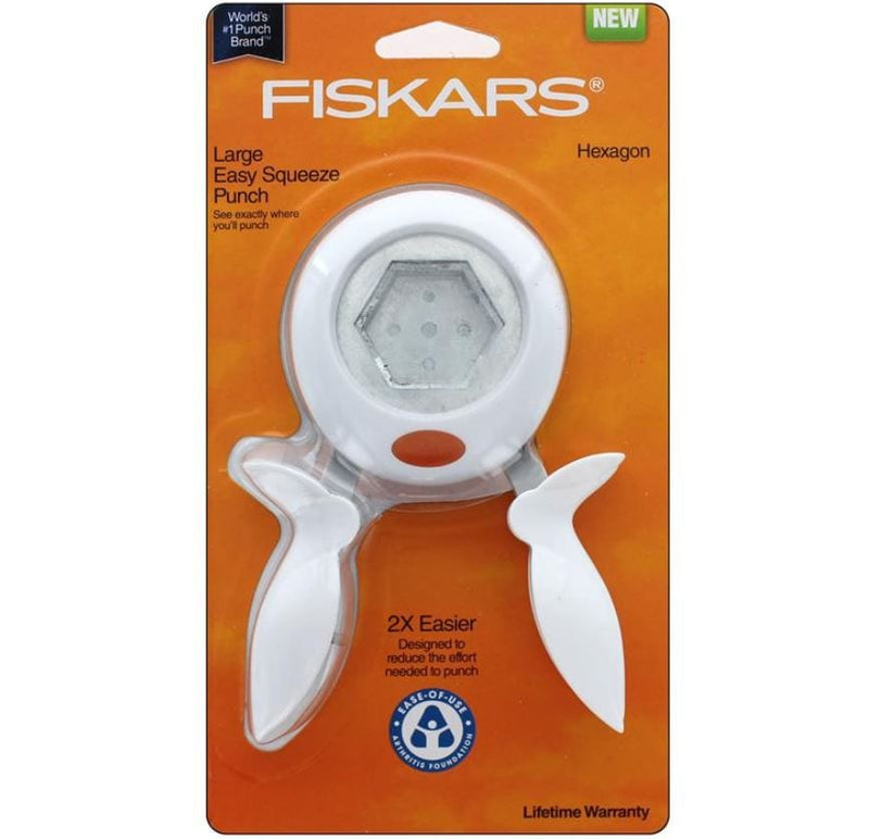 Fiskars Punch Squeeze Large Hexagon 1.5"