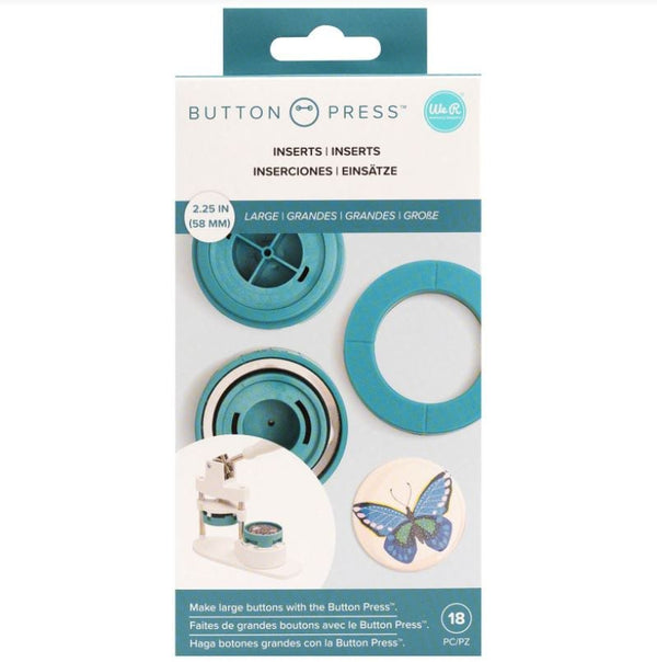 We R Memory Keepers Large Interchangeable Inserts for Button Press