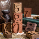 MoCard Large Vintage Numbers / Big Digits Rubber Stamps (Sold Individually)