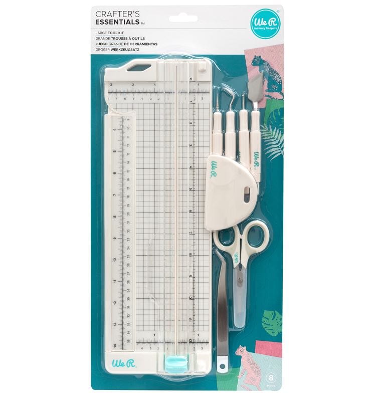 We R Memory Keepers Large Tool Kit - Trimmer, Scissors, Tweezers and More Crafter's Essentials