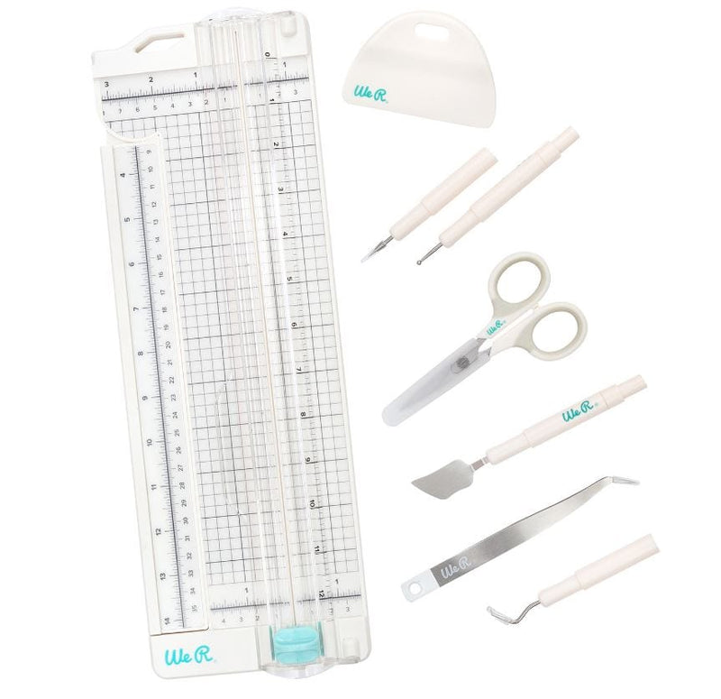 We R Memory Keepers Large Tool Kit - Trimmer, Scissors, Tweezers and More Crafter's Essentials