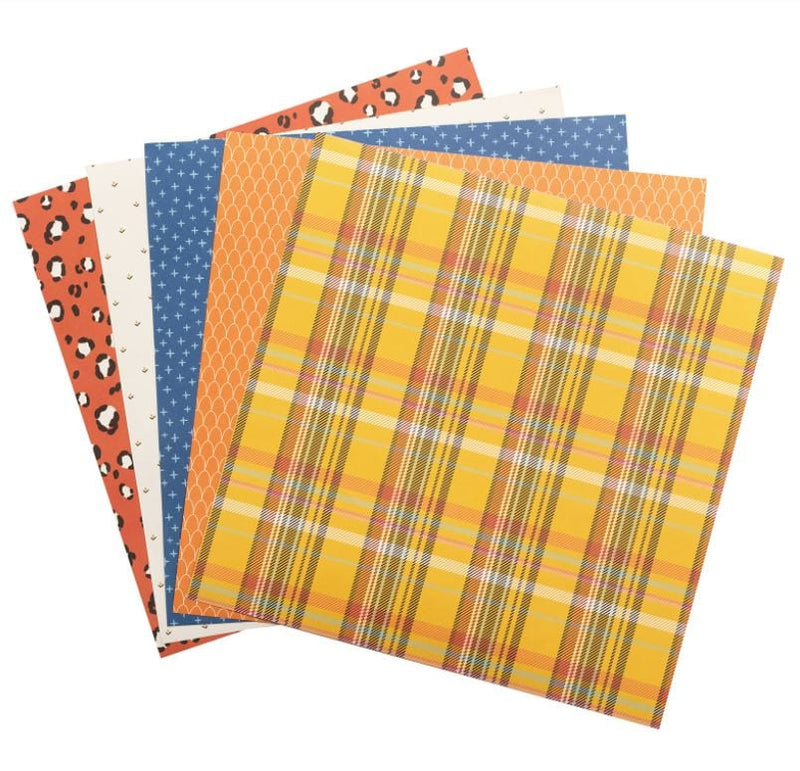 Amy Tangerine Late Afternoon Collection Paper Pad 12" x 12" 48 Sheets