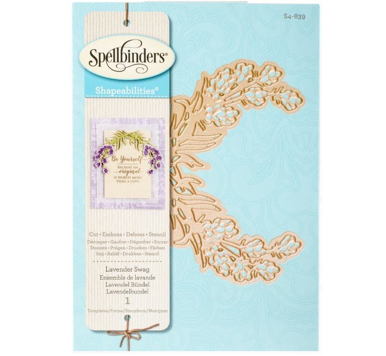 Spellbinders Lavender Swag Shapeabilities Dies