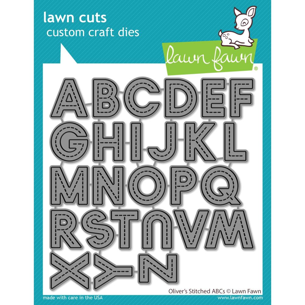 Lawn Cuts Oliver's Stitched ABC's Custom Craft Dies