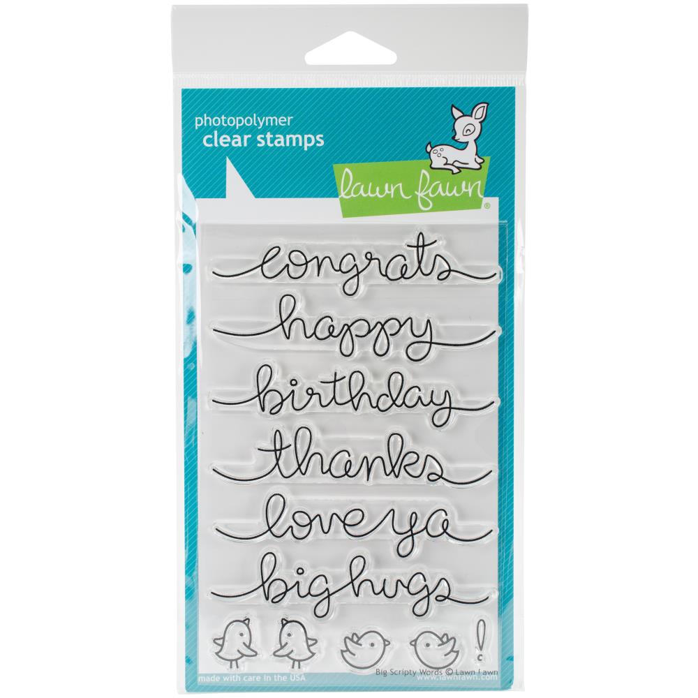 Lawn Fawn Big Scripty Clear Stamps 4