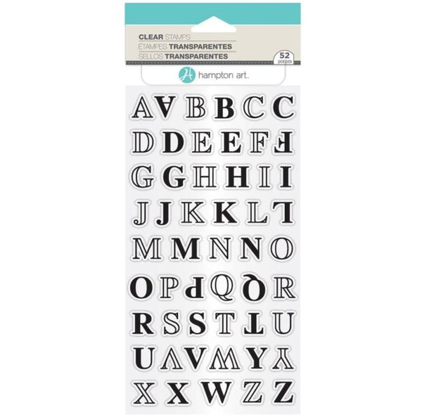 Hampton Art Layering Alphabet Layering Clear Stamps