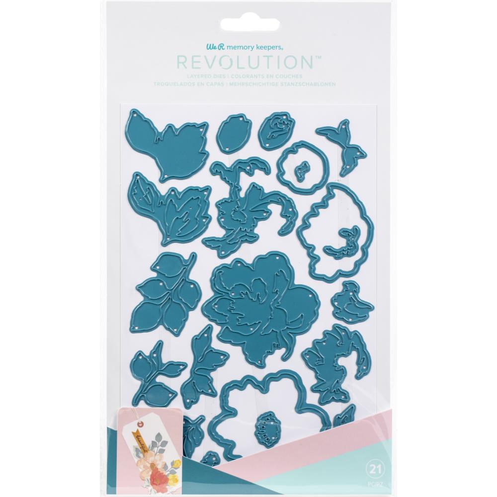 We R Memory Keepers Layered Florals Revolution Die