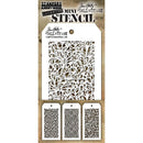 Stampers Anonymous Tim Holtz Mini Layered Stencil Set