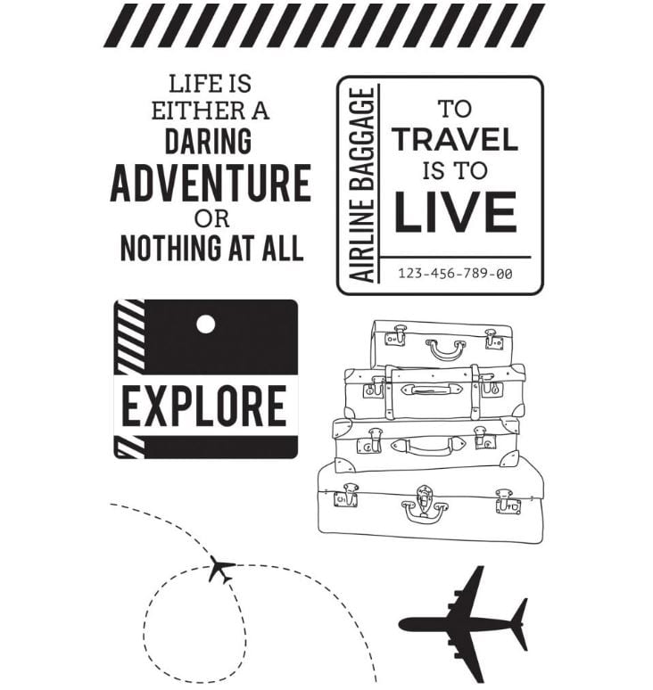 Kaisercraft Let's Go Clear Stamps 4