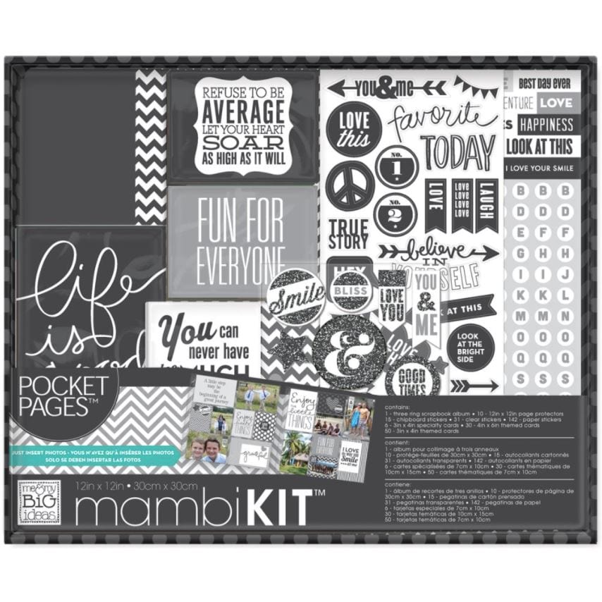 Me and My Big Ideas MAMBI Box Sweet Kit Album 12x12 Life is Good