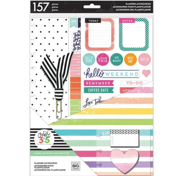 Me and My Big Ideas Life is Lovely Accessory Pack - BIG Happy Planner (157pcs)