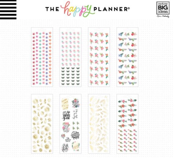 Me and My Big Ideas Life is Lovely Happy Planner Icon Stickers