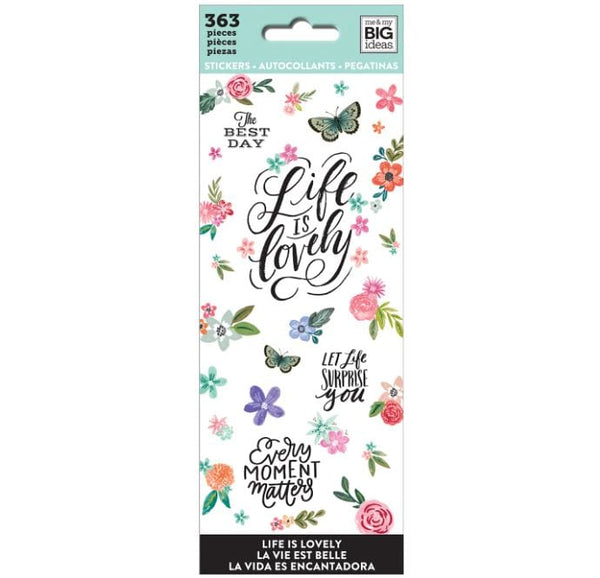 Me and My Big Ideas Life is Lovely Happy Planner Icon Stickers