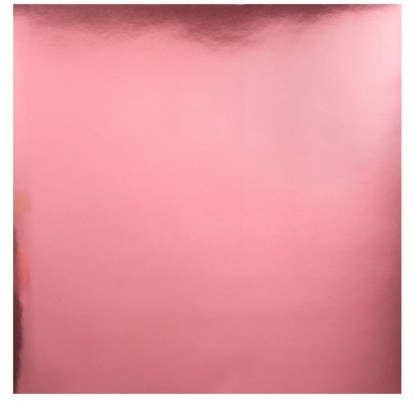 Bazzill Light Pink Foil 12"x 12" Foil Cardstock