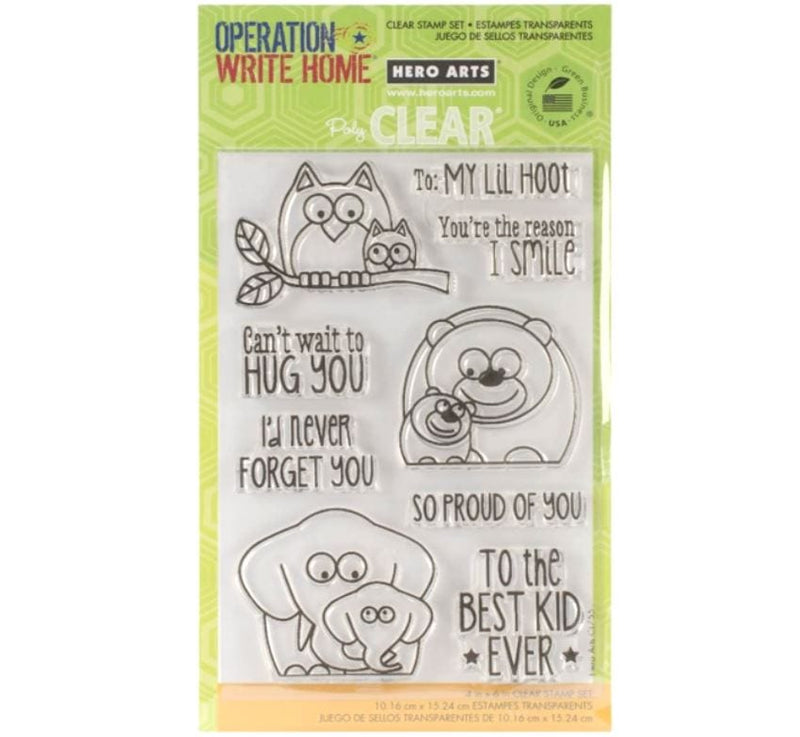 Hero Arts Lil Hoot Color Layering Stamps