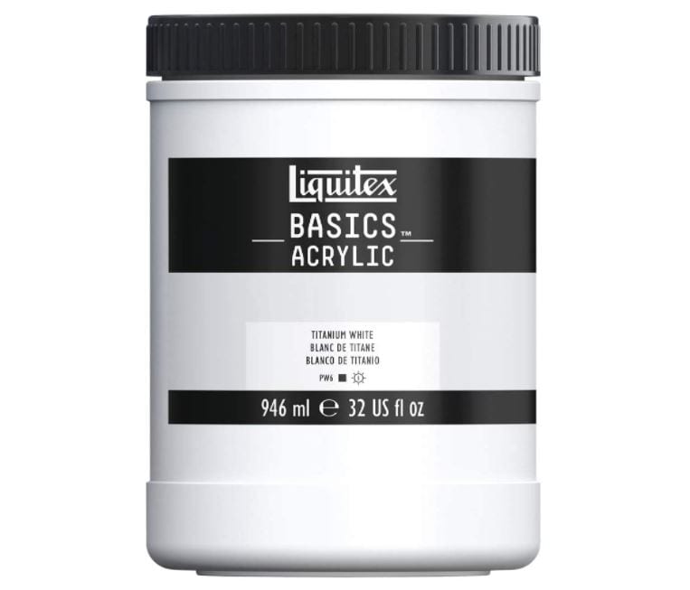 Liquitex Basics Acrylic Titanium White 946ml