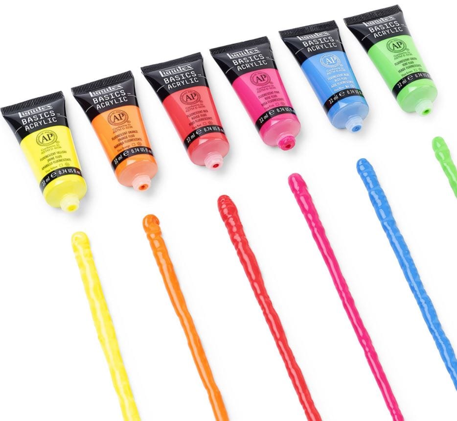 Liquitex® Basics Acrylic Set of 6 Fluorescent