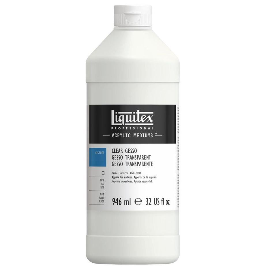 Liquitex Professional Acrylic Mediums Clear Gesso 946ml