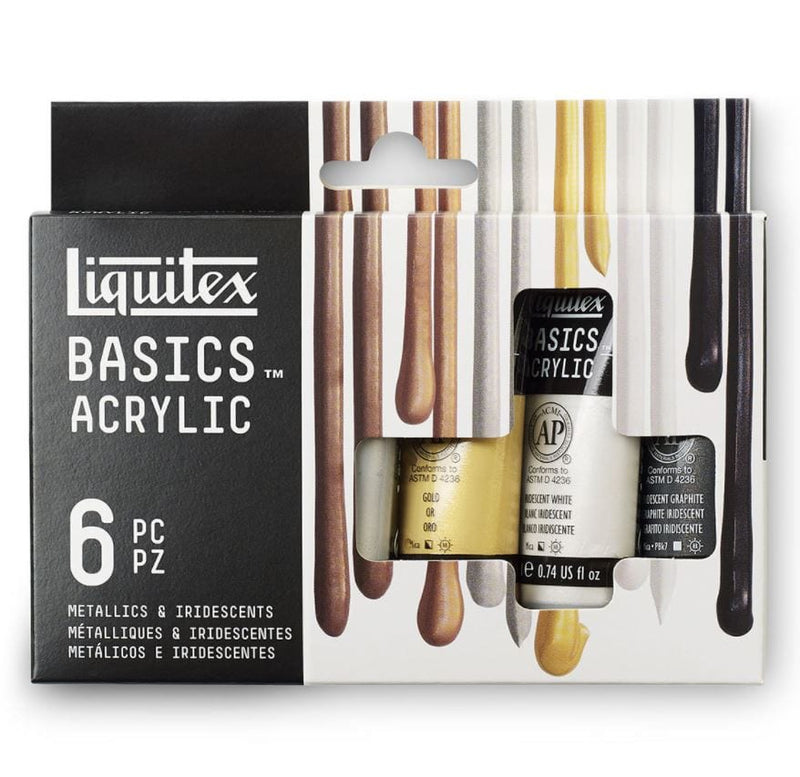 Liquitex® Basics Acrylic Set of 6 Iridescent