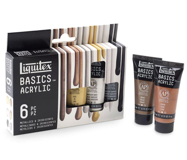 Liquitex® Basics Acrylic Set of 6 Iridescent