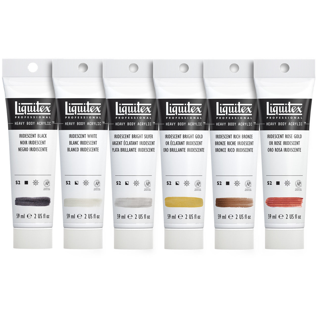 Liquitex Heavy Body Acrylic Set of 6 Iridescent