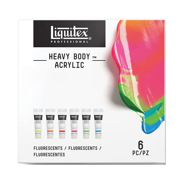 Liquitex Heavy Body Acrylic Set of 6 Fluorescent