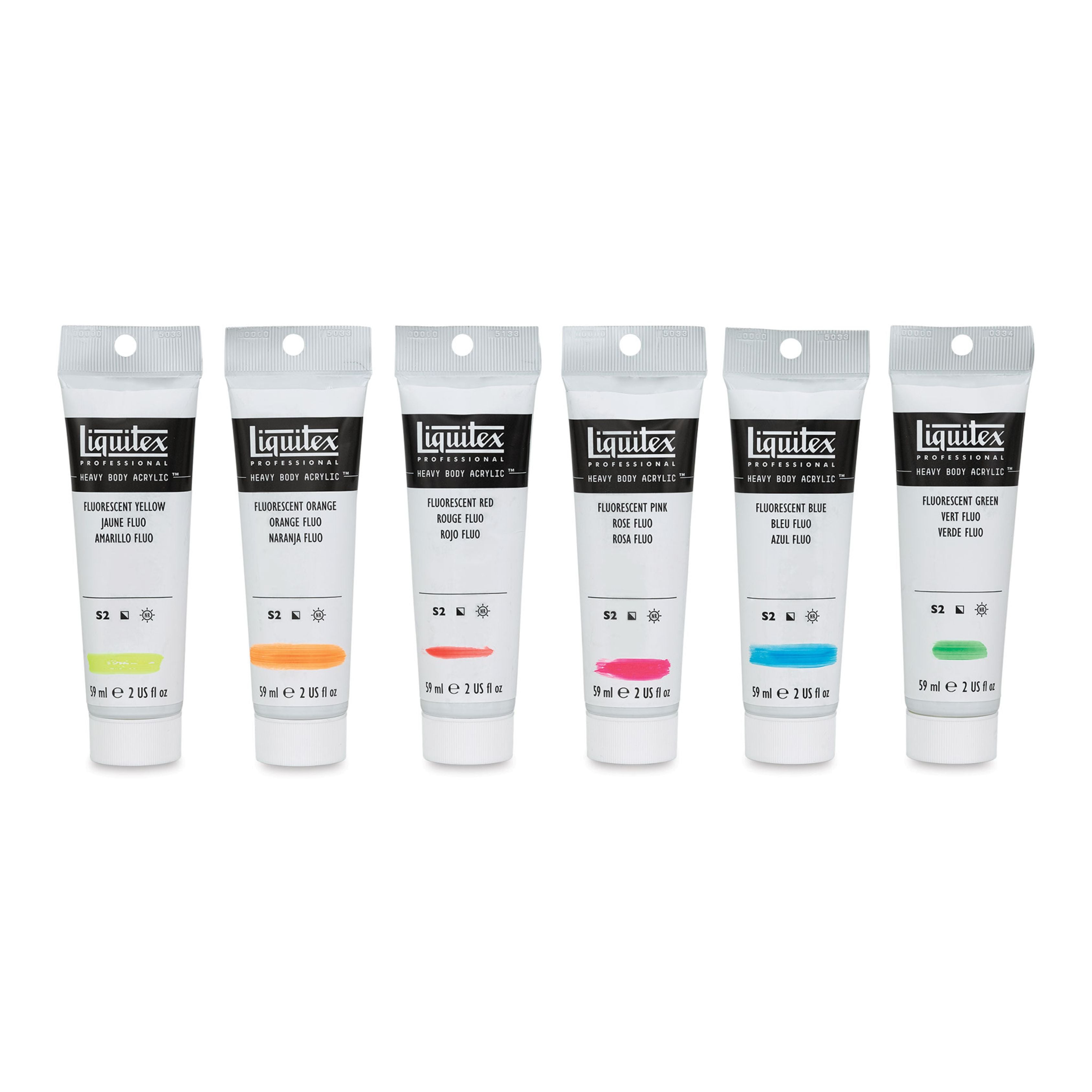 Liquitex Heavy Body Acrylic Set of 6 Fluorescent