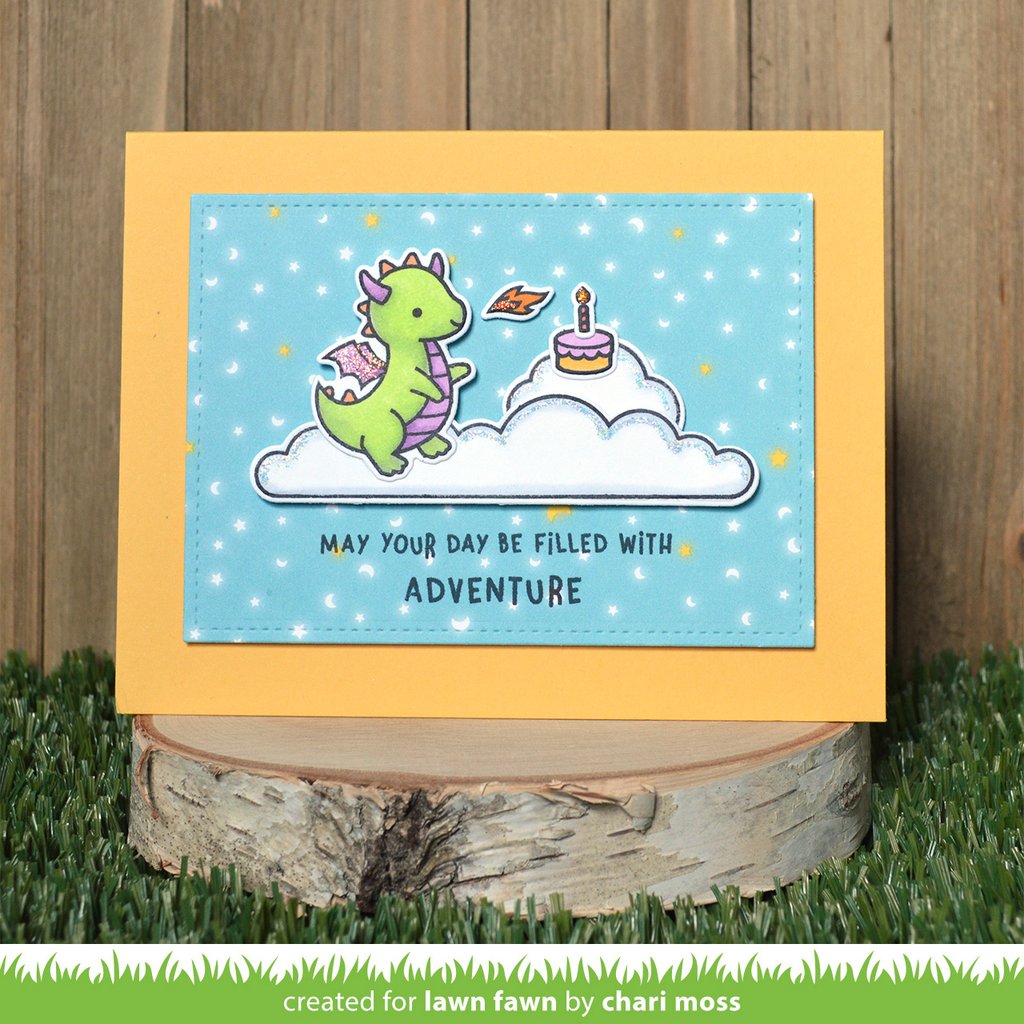 Lawn Fawn Little Dragons Clear Stamps 2