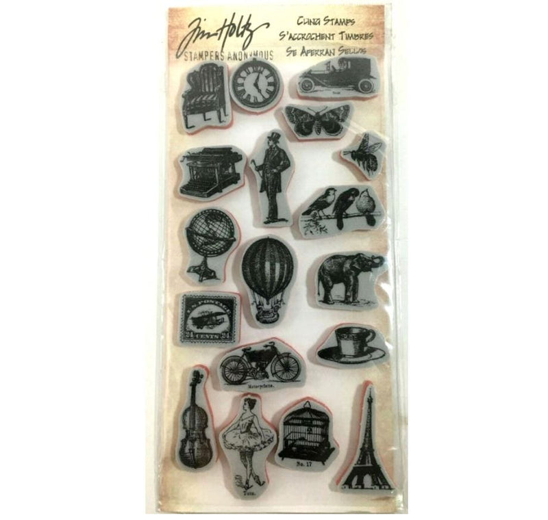 Stampers Anonymous Tim Holtz Little Things Cling Stamps