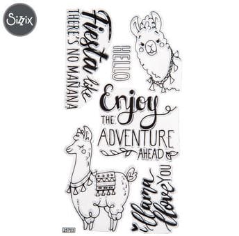 Sizzix Llama Fiesta Stamps