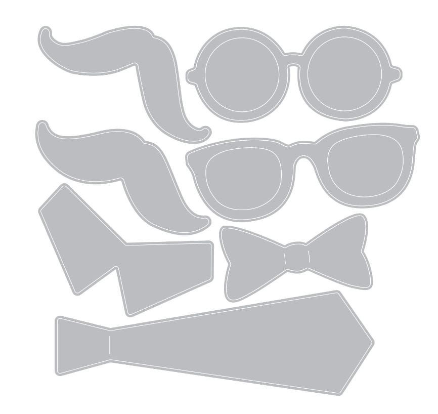 Sizzix Looking Dapper Thinlits Die Set 7PK