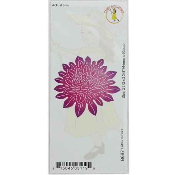 Cheery Lynn Lotus Flower, 2.5"X2.375" Designs Die