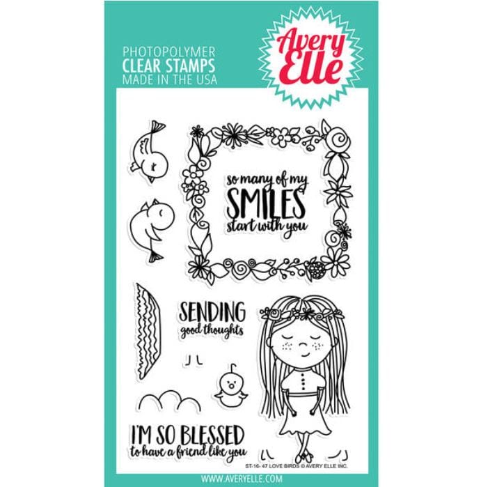 Avery Elle Love Birds Clear Stamps Stamps 4