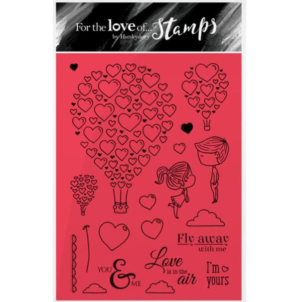 Hunkydory Love Is In The Air Clear Stamps