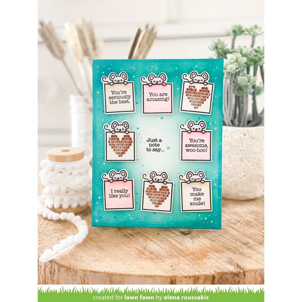 Lawn Fawn Love Poems Clear Stamps 4 x 6
