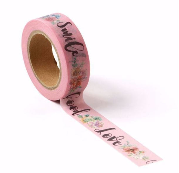 Love, Hello and Other Words Washi Tape 15mm x 10m