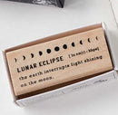 Cardlover Eclipse Rubber Stamp