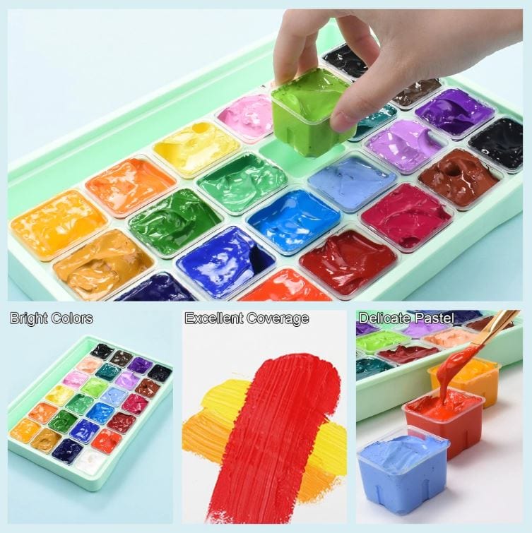 MIYA HIMI Gouache Paint Set Jelly Cup 24 Colors
