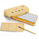 MIYA HIMI Metallic Gouache Paint Set Jelly Cup 18 Colors (No Brush Included)