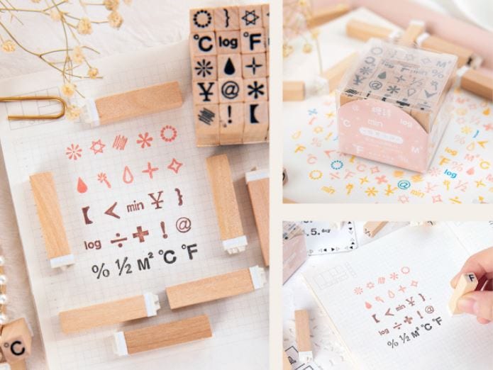 Infeel.Me Mini Rubber Stamp Set 25pcs