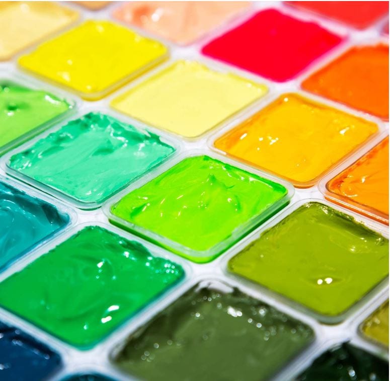 MIYA HIMI Gouache Paint Set Jelly Cup 56 Colors (No Brush Included)