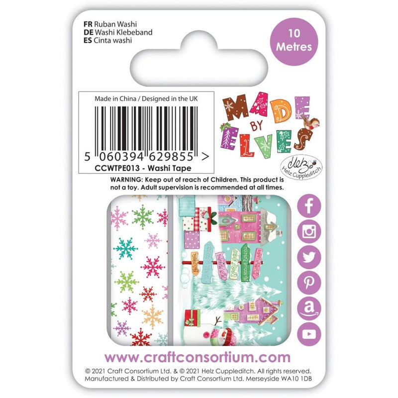 Craft Consortium Made by Elves Washi Tape 2/Pkg