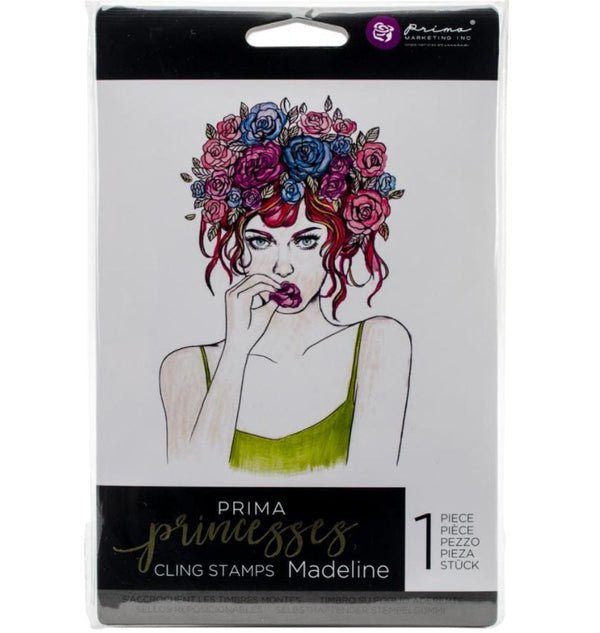 Prima Marketing Madeline Prima Princesses Cling Stamp 5" x 7"