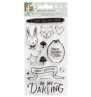 American Crafts Magical Forest Crate Paper Acrylic Clear Stamps