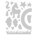Sizzix Magical Unicorn Thinlits Die Set 16PK