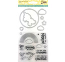Hampton Art Jillibean Soup Unicorn Shaker Clear Stamp & Die Set