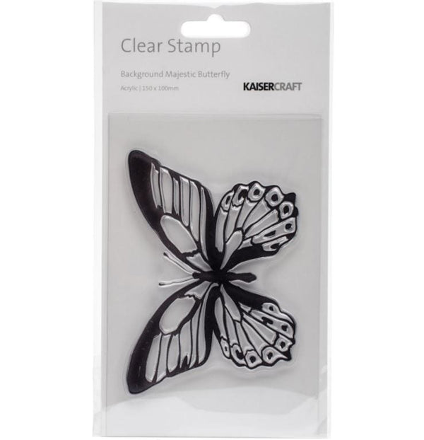 Kaisercraft Majestic Butterfly Clear Stamps 6"X4"