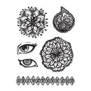 Spellbinders Mandala Jane Davenport ArtEssentials Collection Clear Stamps